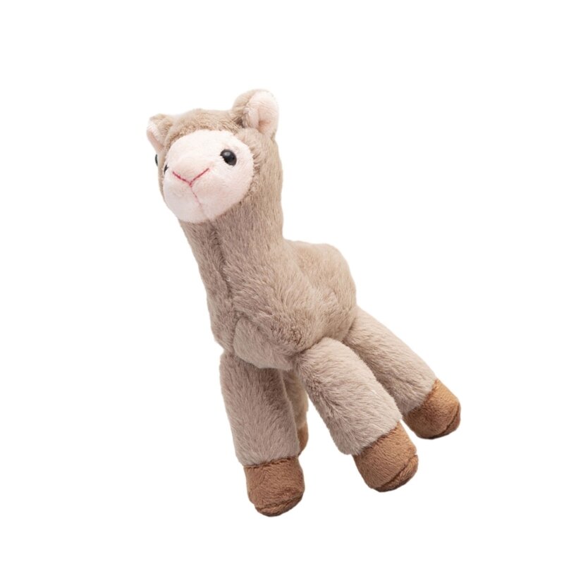 Simulation Alpacas Keychain for Toy Machine Accessories Gift Carnival Prizes for Kids Backpack Valentine Gift