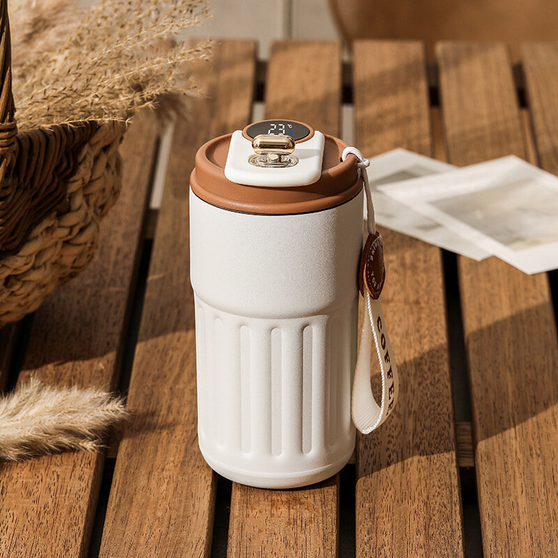 Thermos Bottle Smart Display Temperature 316 Stainless Steel Vacuum Cup Office Coffee Cup Business Portable Thermal Mug