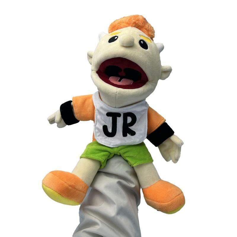 Marionnette à main de la famille Jeffy Butter, marionnette Feebee en peluche, jouet doux, vrai garçon zombie, Sml, 40cm