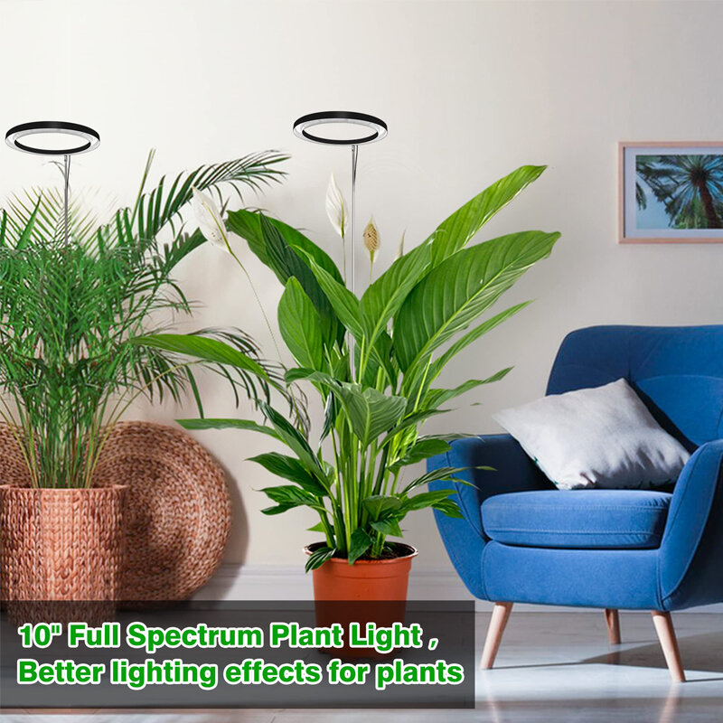 Pflanzen wachsen Licht LED wachsende Lampe volles Spektrum für Zimmer pflanzen dimmbare höhen verstellbare 5V Auto Timer für große Pflanzen Licht