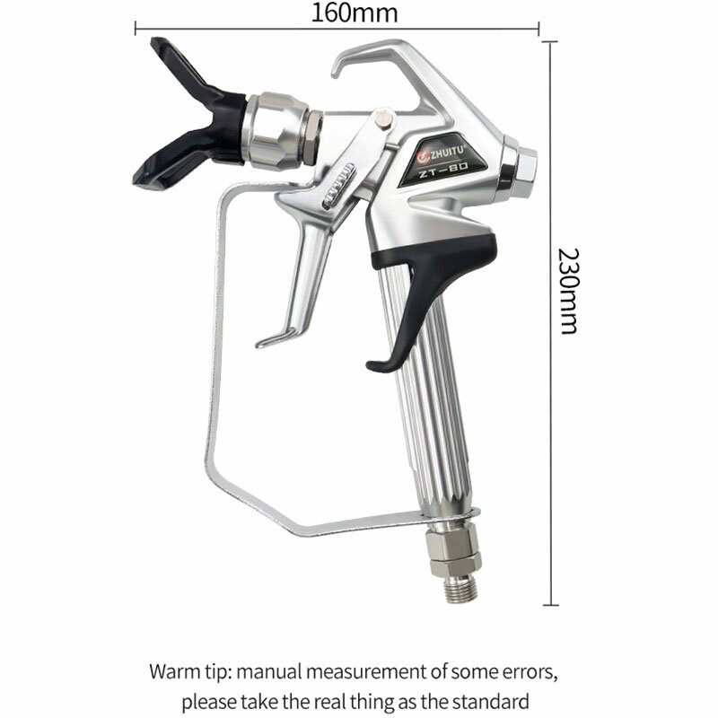 3600psi Hogedruk Airless Verf Spray Accessoires Pistool Met 517 Tip Nozzle Guard Voor Wagner Pomp Spuitmachine