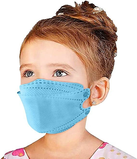 Máscaras de proteção não tecidas para crianças, máscara confortável, longa duração, adequada para atividades ao ar livre, 50 algodão