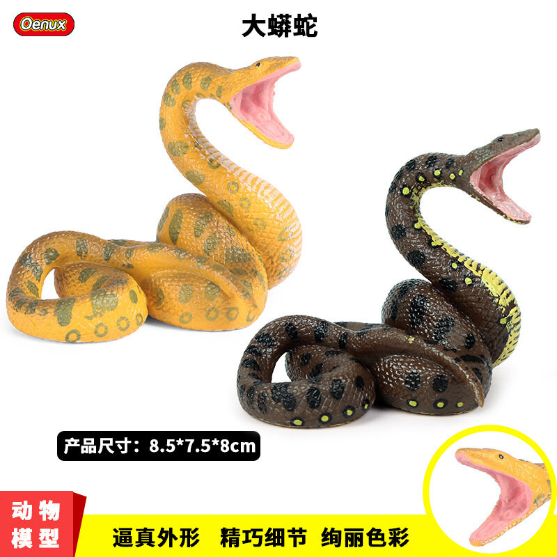 Toy Snake Model Simulation Reptile Python Python Wild Animal Snake Model Trick Gift