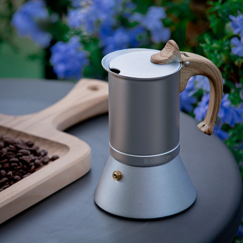 Moka Pot Italienisch nach Hause Mokka Pot Lebensmittel qualität Aluminium Kaffee maschine Kaffeekanne