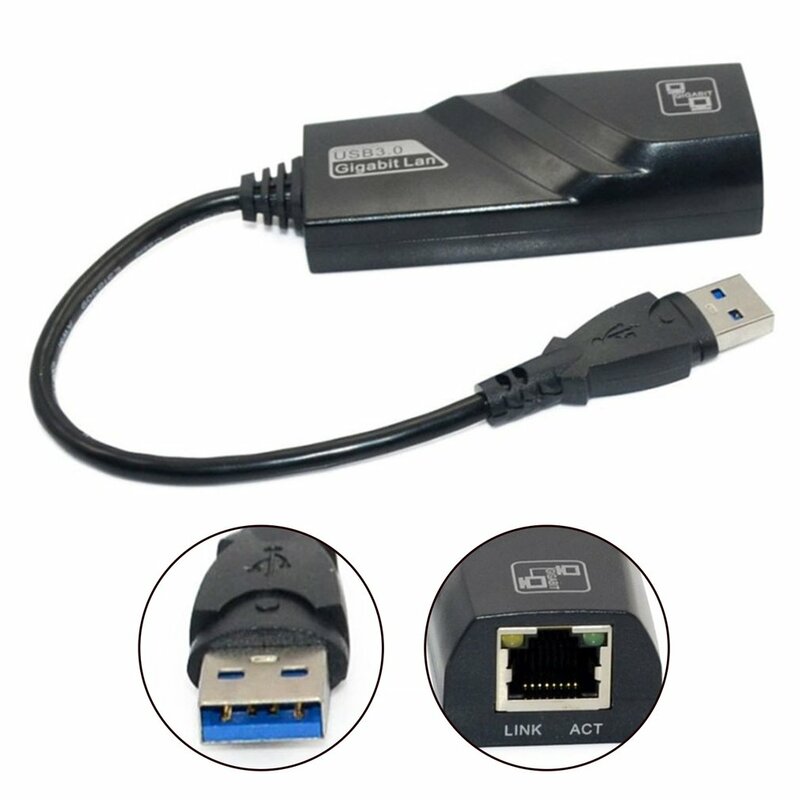 Baru USB Port Terminal Dapter Paduan Aluminium Kabel OTG Usb Port Ke RJ45 Terminal Converter untuk Media Stick Streaming Perangkat Telepon