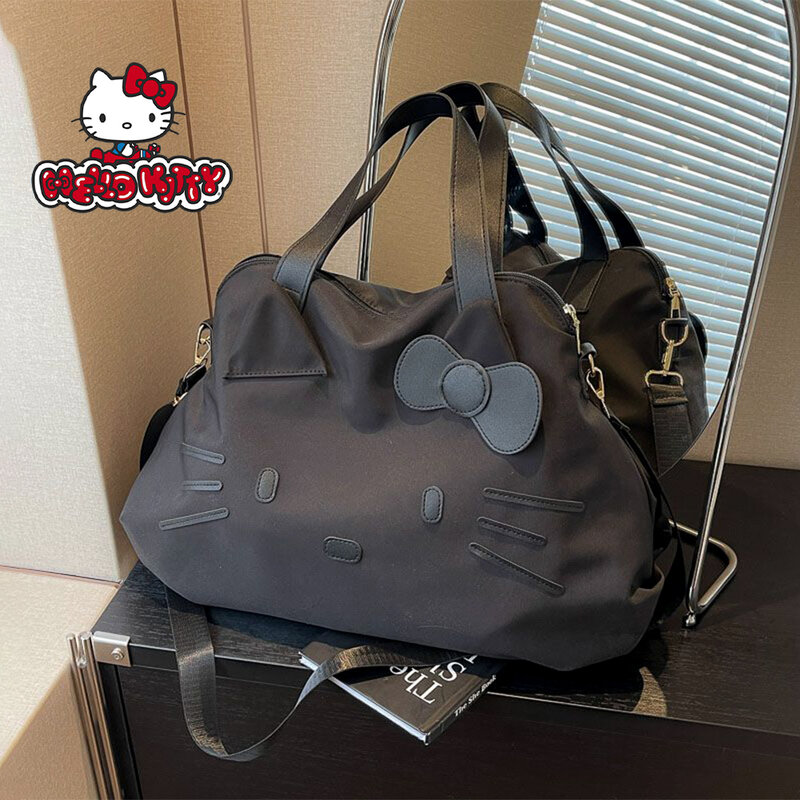 Sanrio Hello Kitty Y2K torba na ramię śliczna składana BigTravel torba San Liou casualowa uniwersalna torebka przenośna