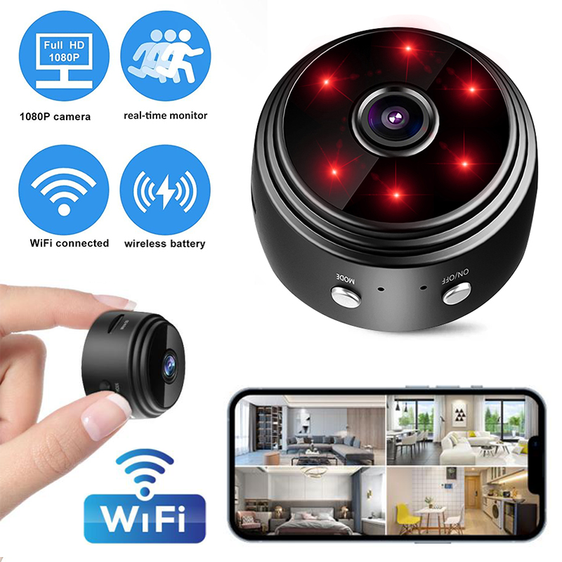 A9 Mini IP Camera 1080p HD Wireless Micro Camcorders Night Version Voice Video Security Surveillance Wifi Cameras Smart Home