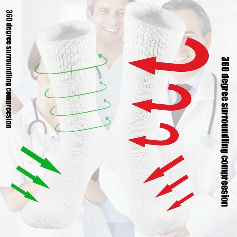Women's Compression Socks Sports Fitness Tight Long Socks Fashion Matching Comfortable Cotton Cycling Socks Running Jumping Yoga
