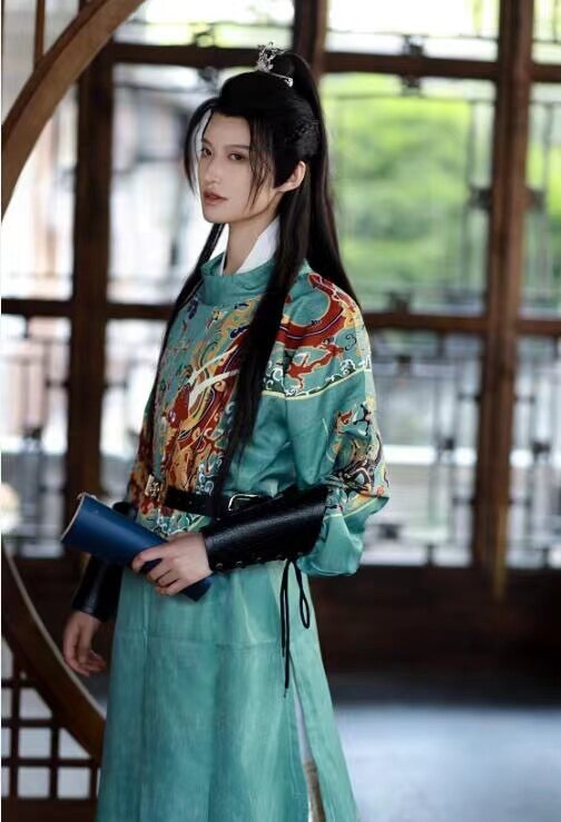 Originale cinese Hanfu uomo donna Tang Dynasty girocollo abbigliamento tradizionale Robe nicchia spadaccino Hanfu Dress Costume Dragon