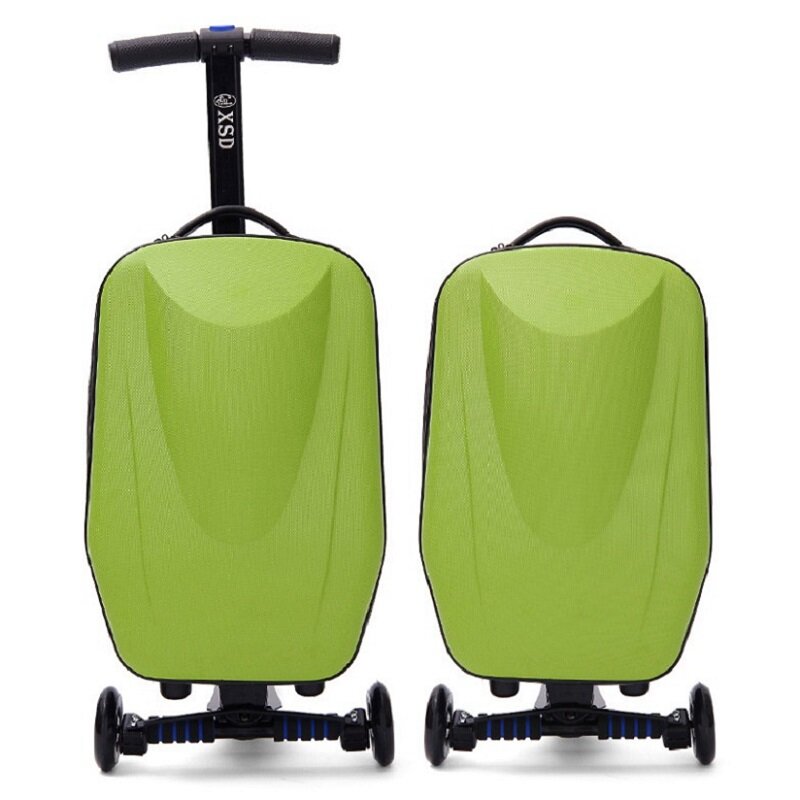 Scooter Luggage Trolley Skateboard Suitcase Boarding Box Travel Bag Suitcase Children Rolling Luggage