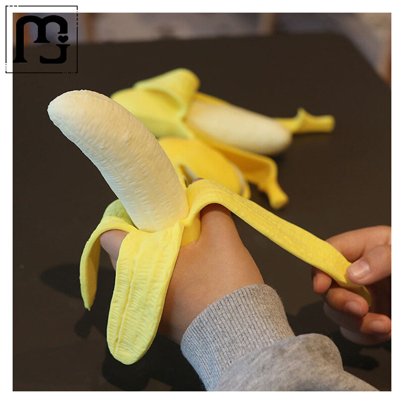 2024 nowe gorące banany obrane z kreskówek żółte śmieszna zabawka dekompresyjne miękkie symulowane klasyczne prezenty Gag zabawki nowości dla etodiant