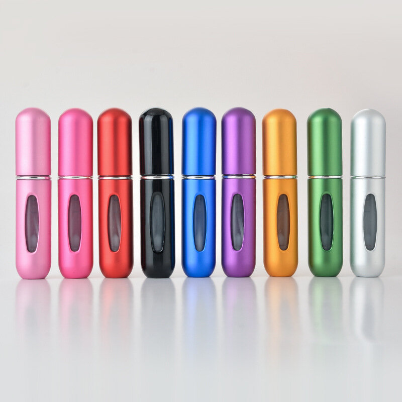 5/10/30/50pcs 5ml Portable Mini Refillable Perfume Bottle Spray Scent Pump Empty Cosmetic Container Atomizer Bottle for Travel