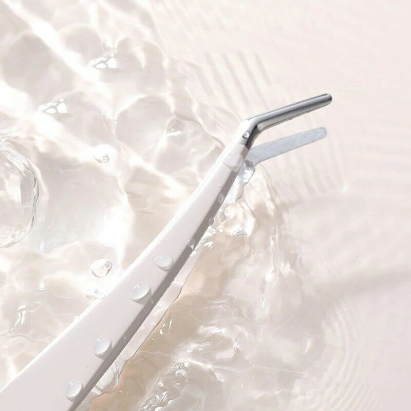 Wimpern pinzette Verlängerung sclip Anti statische super harte hochpräzise Pinzette aus Edelstahl mit Make-up-Werkzeugen mit Faser spitzen