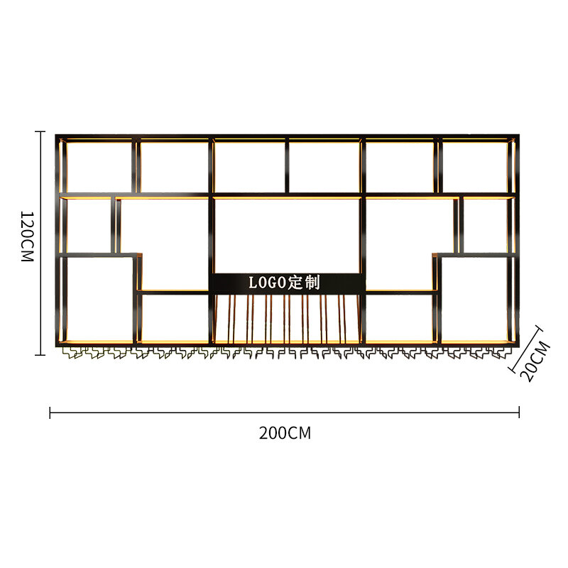 Scaffale leggero portabottiglie moderno ristorante nero vetrina verticale stoccaggio commerciale appeso a parete mobili Mueble De Bar