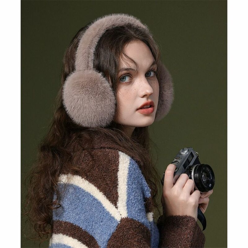 Faux Rabbit Fur Winter Ear Muffs Fashion Soft Fluffy Soft Earmuffs Winter Accessories for Women & Men