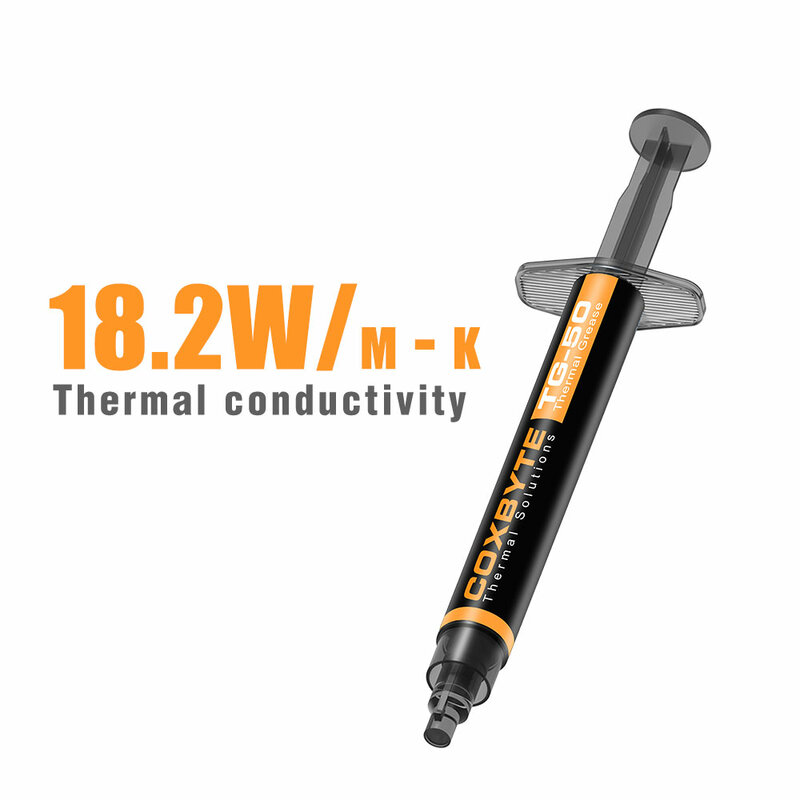 18.2W/mk Coxbyte 2g/4g for CPU AMD Intel Processor Heatsink Fan Compound Cooling Thermal Grease Cooler Thermal  Paste