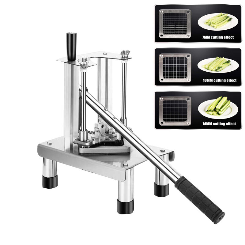 Wielofunkcyjna PBOBP maszyna do frytka ziemniaczana ruchem ręcznym komercyjna domowa kuchnia automatyczna maszyna do cięcia chipów frytka ziemniaczana