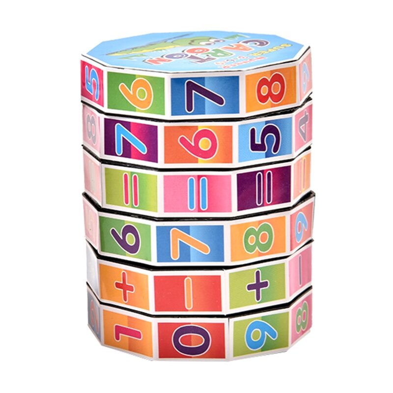 Đồ chơi xếp hình toán học cho trẻ Đồ chơi hoạt động toán học 3d Cube Đồ chơi trò chơi giải đố phát triển trí não dành