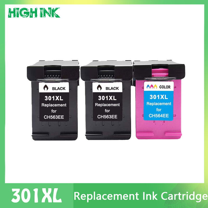 Ink Cartridges Remanufactured For HP 301 XL HP301 HP301 301XL Deskjet 2050se 2054A 1050se 3050se 3050A 3052A Envy 5530 Printer