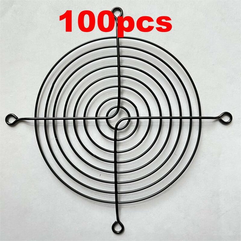 Funplaysmart 100PCS Fan Grille, 120mm Computer Cooling Fan Protection Grid, Black Metal Safety Cover