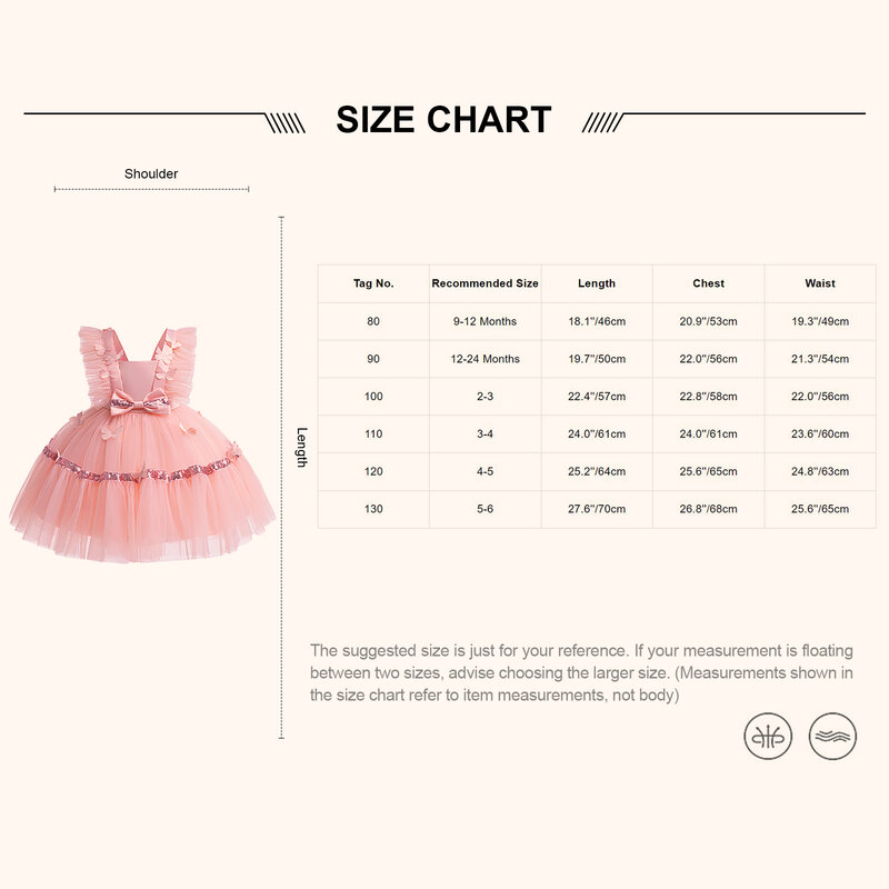 Baby Princess Party Dress Kids Wedding Flower Girls Dresses Elegant Sequin Bow Tulle Ball Gown for Christmas Birthday Evening