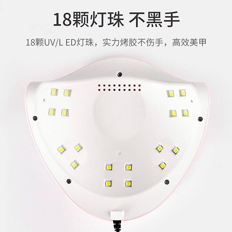Lampe LED UV 36W pour sèche-vernis à ongles, appareil Portable avec câble USB, pour usage domestique, lampe 18 LED, outil de manucure