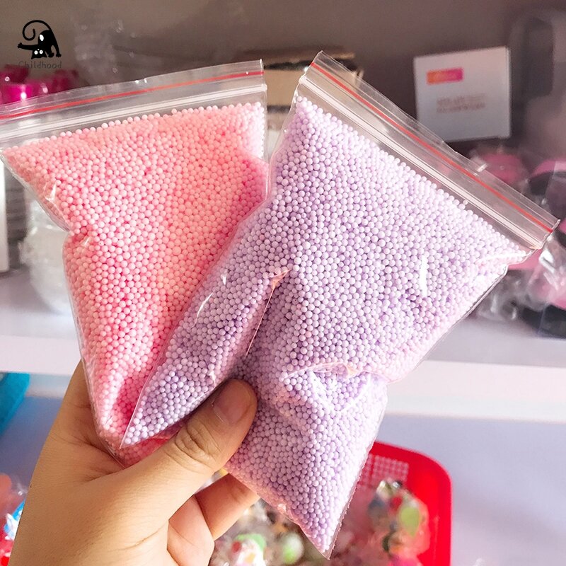 Arcilla de espuma esponjosa 3D para niños, Bola de Slime de algodón suave DIY, juguete educativo artesanal, antiestrés, 9 colores