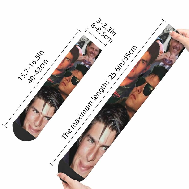 Tom Cruise – chaussettes unisexes pour adultes, chaussettes pour hommes et femmes