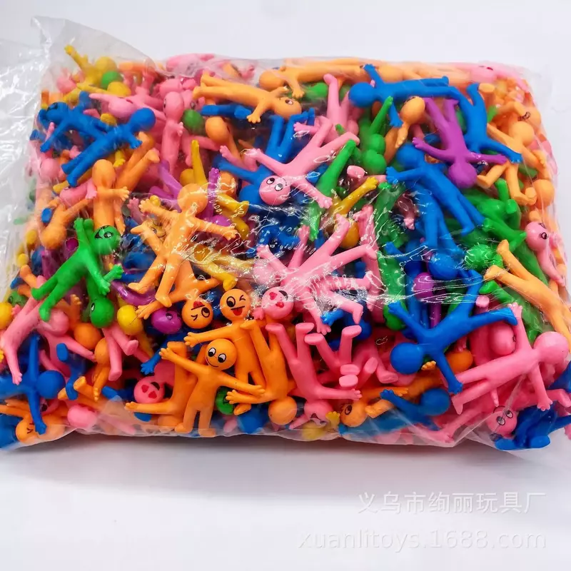 12 Stück Lächeln Ausdruck tpr weichen Gummi Bösewicht Anti-Stress-Spielzeug faltbare und dehnbare Dekompression matsch ige Anti-Stress-Figets
