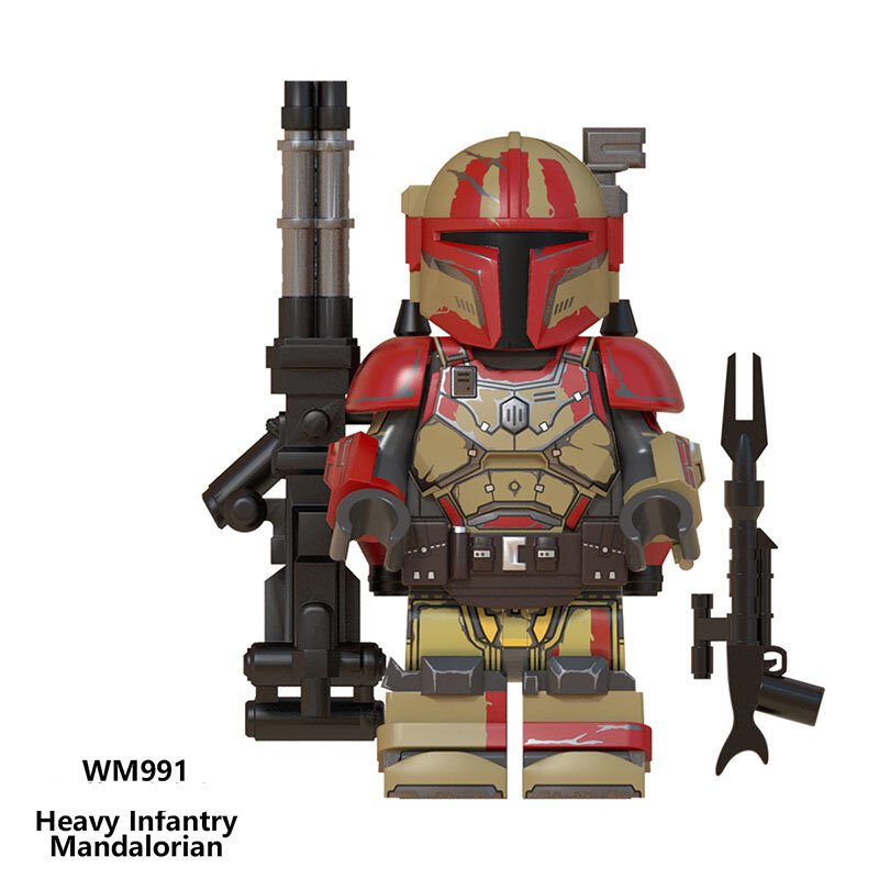 Star Wars Mini Robot Figure Toy Bricks, Montagem de Blocos de Construção Boneca, Brinquedos Quentes, Presente de Aniversário, WM6094
