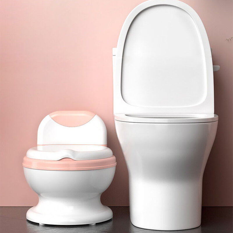 New Style Baby Potty Training Toilet Seat Backrest Pots Boys & Girls Pot Children Soft Pad Potty Toilet Bedpan 1-8 Years Old