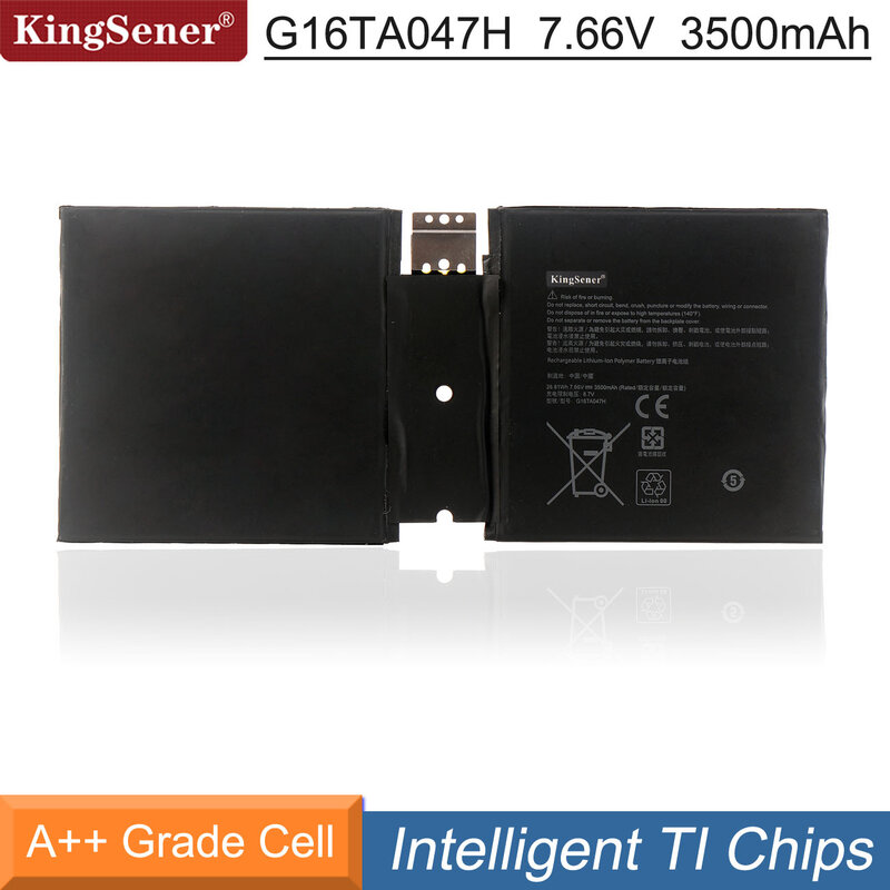Аккумулятор KingSener G16TA047H DYNU01 для ноутбука Microsoft Surface go 2 1901 1926 Series G16TA047H 7,6 В 3500 мАч