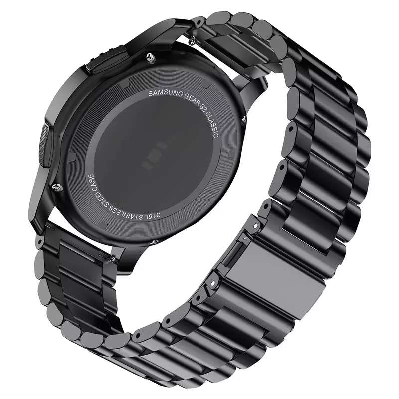 Correa de acero inoxidable para reloj inteligente, pulsera de Metal de 22mm para Xiaomi Mi Watch 2