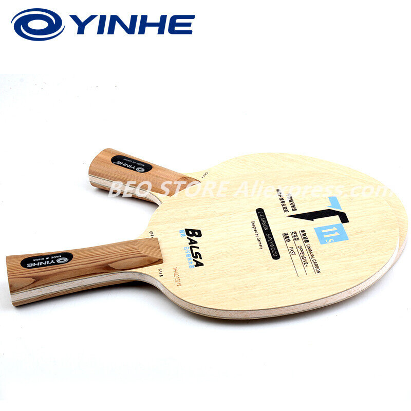 YINHE T11 (Balsa Poids observateur Carbone) YINHE Tennis De Table Lame T-11 T11S Original Galaxy Raquette Ping Pong Bat Paddle