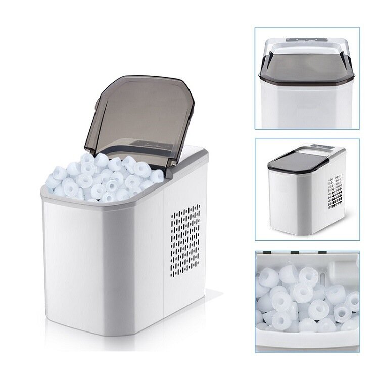 New Design Portable Home Use Plastic Mini Round Nugget Ice Maker Machine