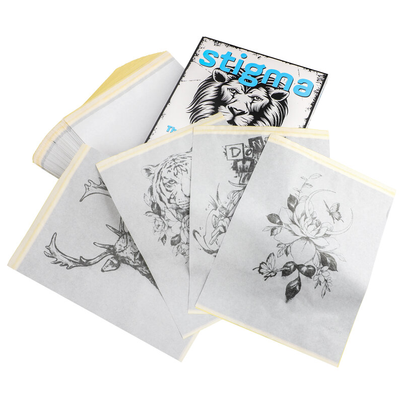 STIGMA carta Transfer per tatuaggi di alta qualità 120 fogli di ferro stampabile a getto d'inchiostro su calore per stampante fai da te per forniture per principianti