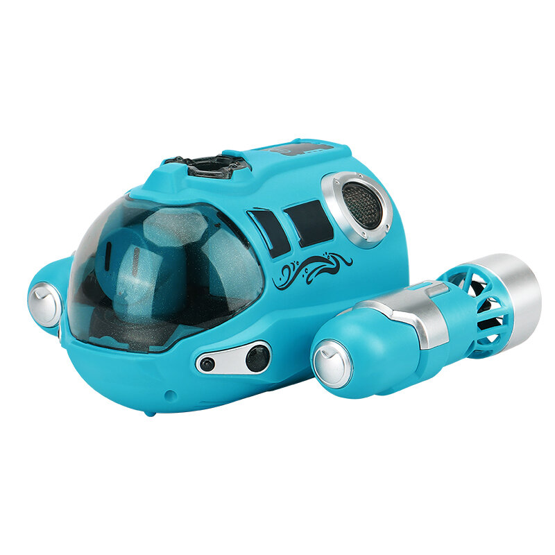 2.4GHz Rc Boat Toys Remote Control Boat Waterproof Spray Swimming Pool Bathing RC Steamboat for Boys and Girls Children's Gift