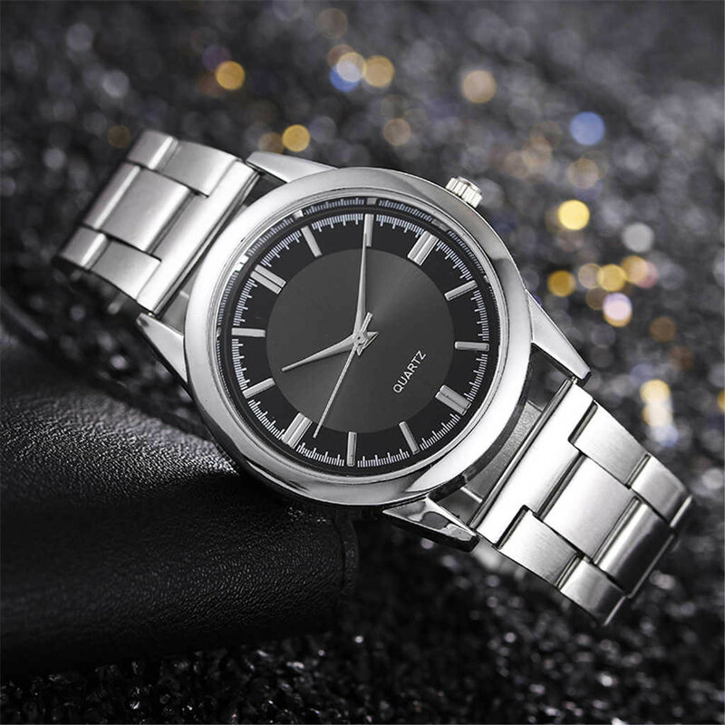 Reloj de pulsera de acero inoxidable para Hombre, cronógrafo de cuarzo con fecha automática, estilo informal, marca superior de lujo, 2024