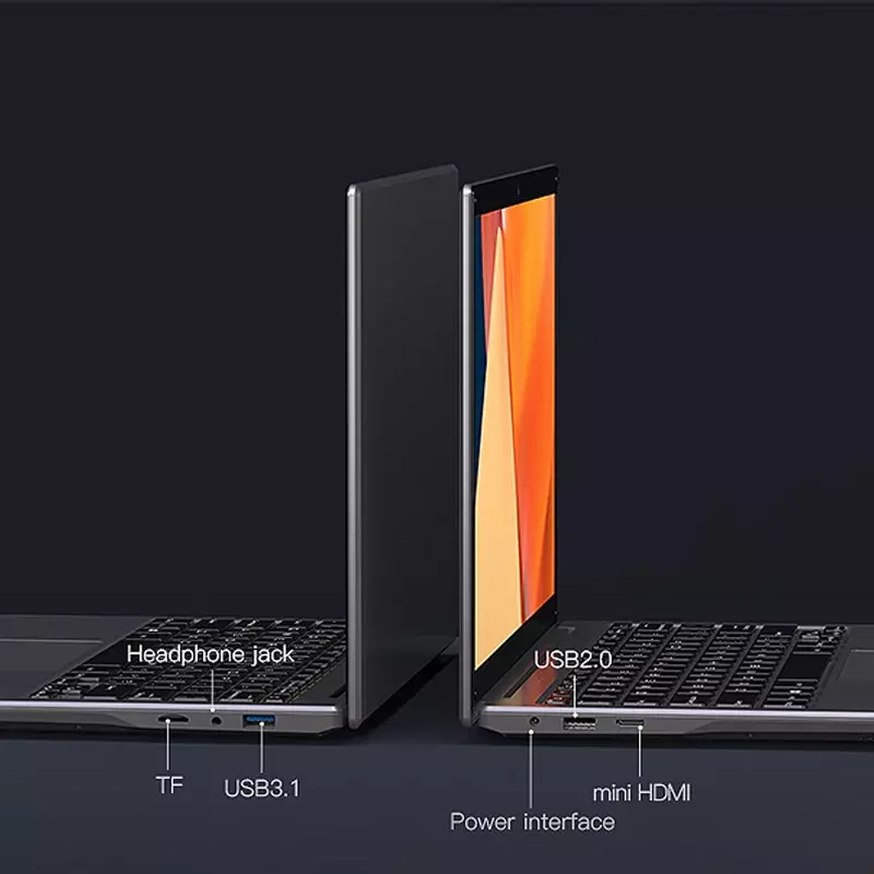 Adreamer-LeoBook13インチのラップトップ,8GB RAM, 1テラバイトSSD, 13.3解像度2560x1600,Celeron n4020,ラップトップ