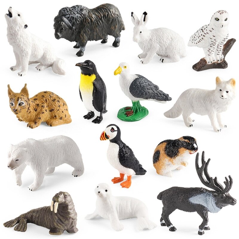 Static Solid Animal Model Figure Boutiques Collectable Figurine Toy Home Decors