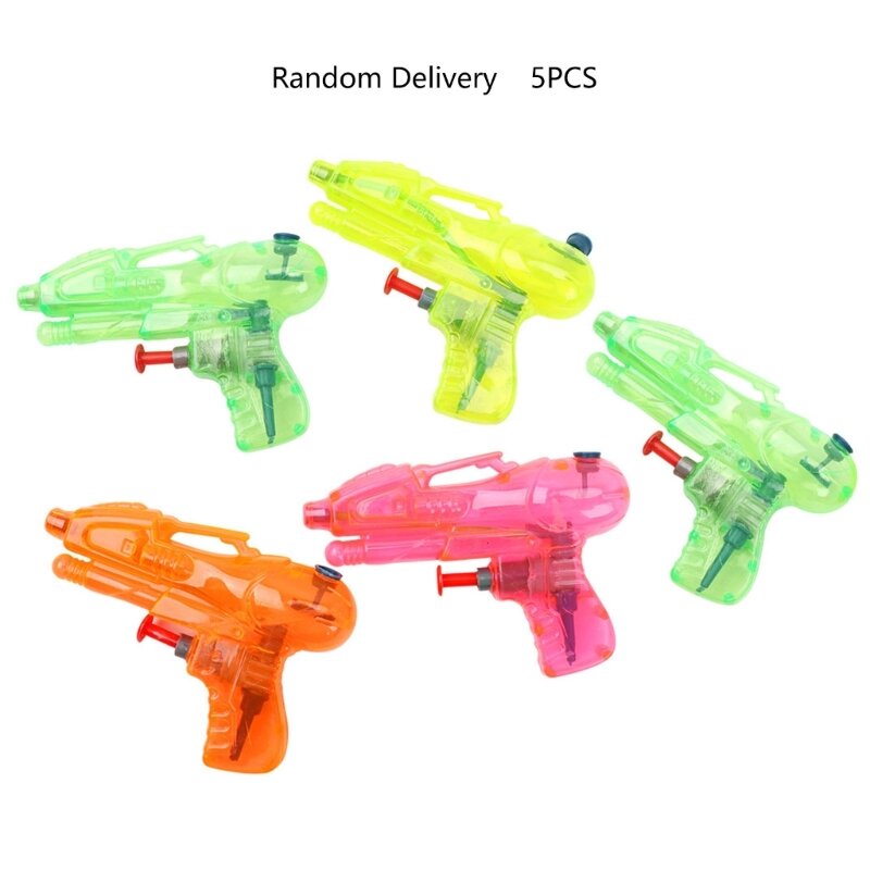 5 مسدس مياه مسدسات مياه رشاشات مياه للأطفال لعبة قتال المياه لعبة صيفية دروبشيبينغ