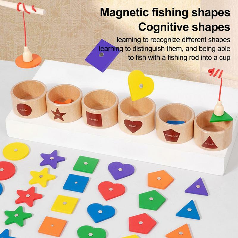 Zabawki do sortowania kolorów i kształtów do gier z rozpoznawaniem kształtu kolorowego zabawki edukacyjne dla dzieci chłopców dziewczynki Montessori drewniane