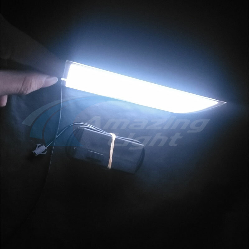LED 발광 EL 패널 백라이트, DC 12V 인버터 포함, 10x10cm