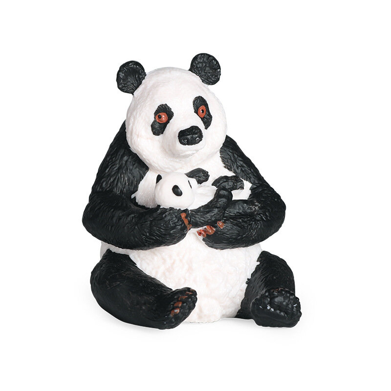 Крестовая граница детская научная и обучающая познавательная твердая имитация диких животных модель гигантской панды игрушка украшение сцены