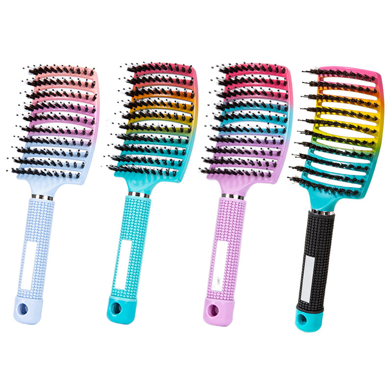 Nylon Anti-screw Brushs Magic Demelant Hair Brush Detangling Self Cleaning  Hair Brush for Home Salon Hair Massage Scalp Combs