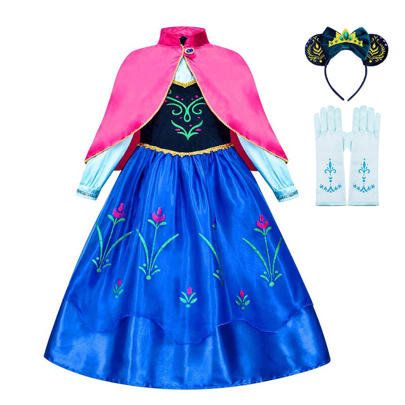 Anna Dresses Kids Summer Clothes Children Princess Dress