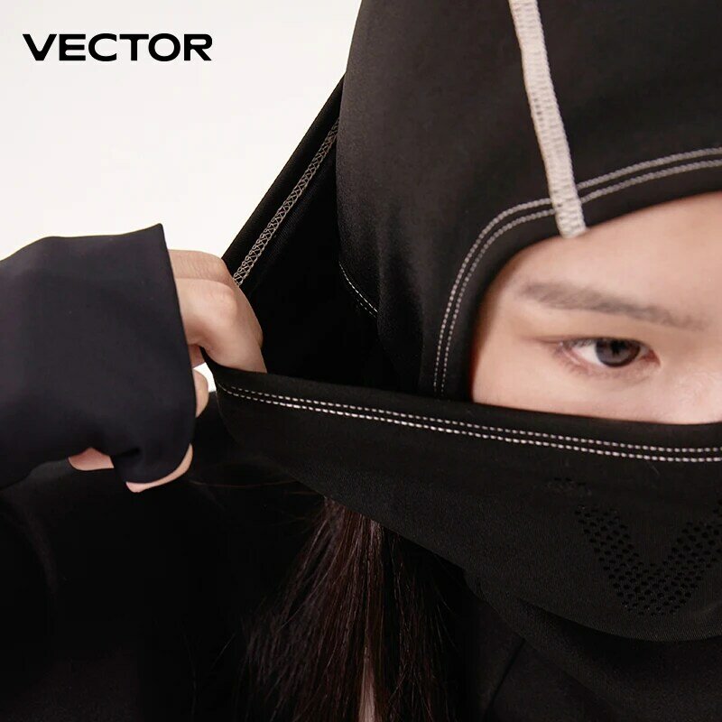 VECTOR Winter Cycling Mask Fleece Thermal Keep Warm maschera per il viso da ciclismo antivento passamontagna maschera da sci pesca cappello da sci copricapo