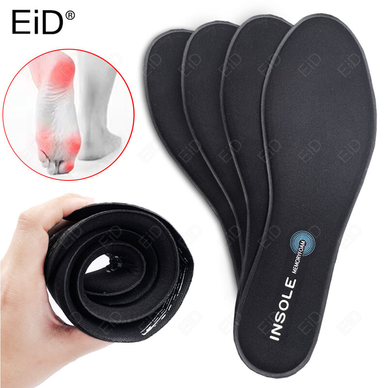 EiD หน่วยความจำโฟมกีฬา Soft Insoles สำหรับฟุต Orthopedic Pad Shock Absorption Arch Support รองเท้า Plantar Fasciitis