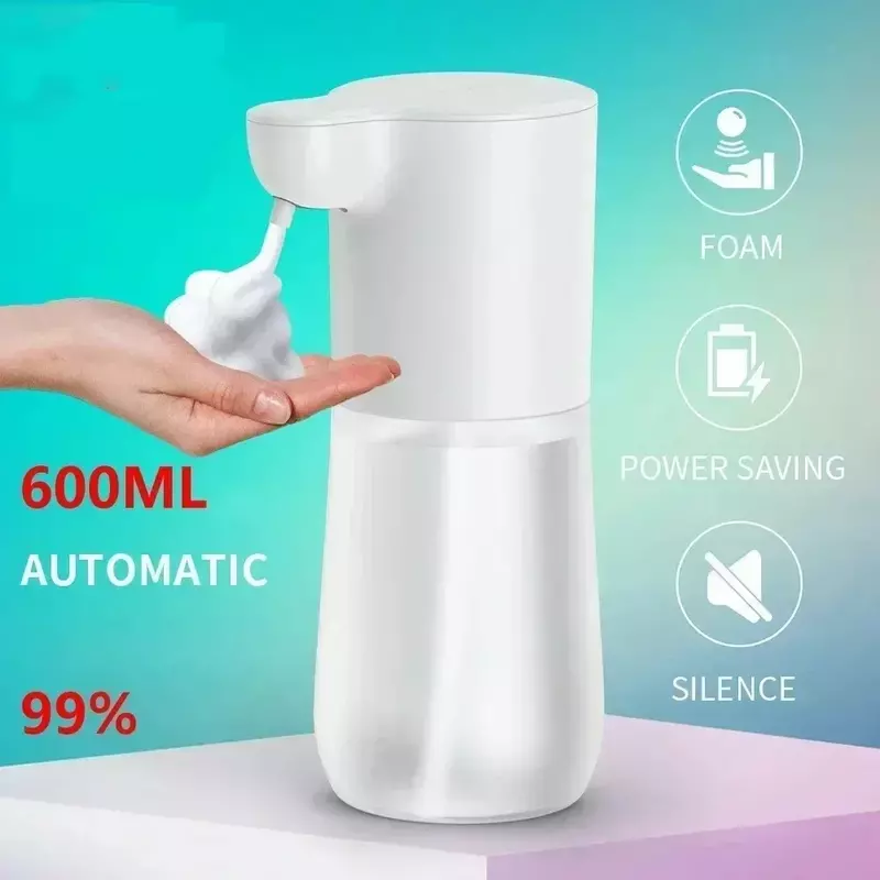 2000mAh USB ładowanie automatyczny indukcyjny dozownik mydła w piance inteligentna bezdotykowa myjka ręczna na podczerwień do kuchni łazienka
