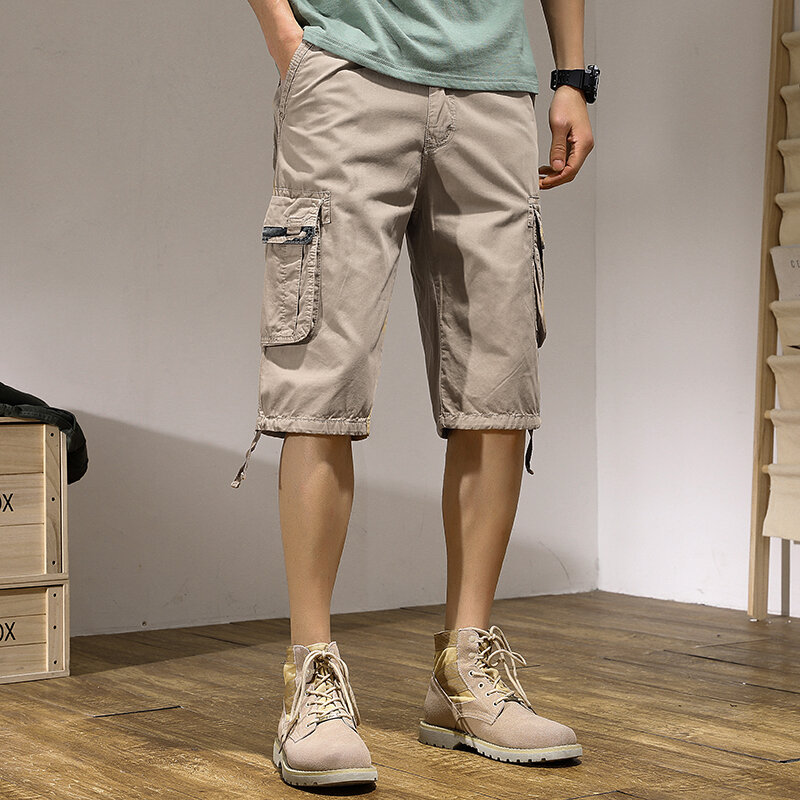 Pantaloncini Cargo classici da uomo Summer Army Tactical Multi-pocket Casual Short Pants New Fashion Cotton Military Outdoor Loose Shorts